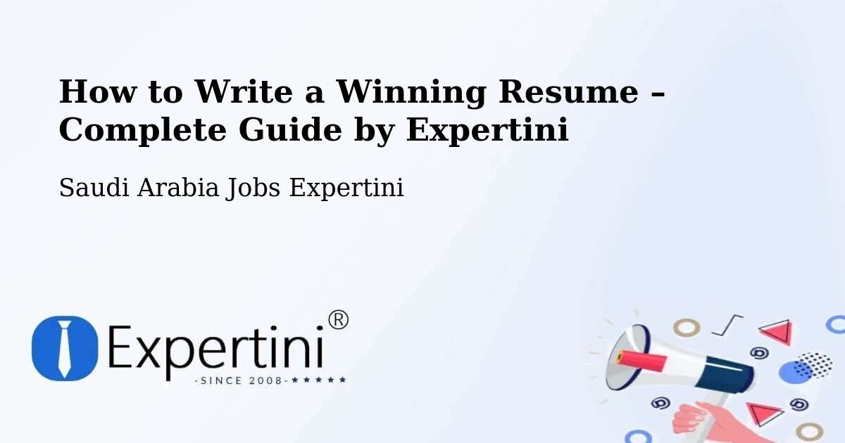 Resume Writing Guide for Job Seekers – Milhah - Milhah, Saudi Arabia Jobs Expertini
